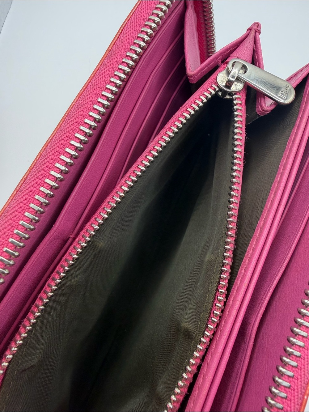 Christian Dior Diorissimo Patent Leather Zippy Wallet - Picture 10 of 11